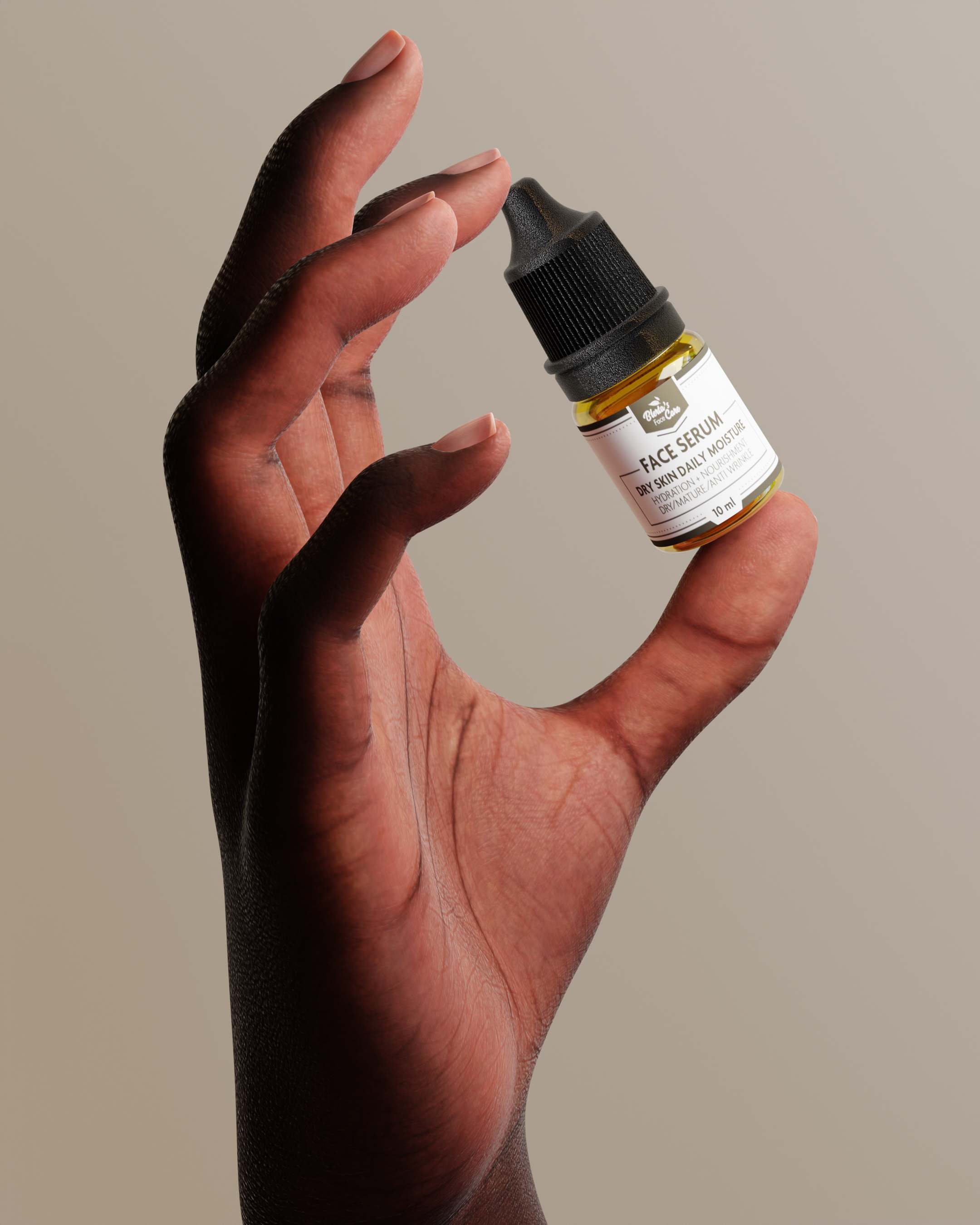 Face Serum in Hand
