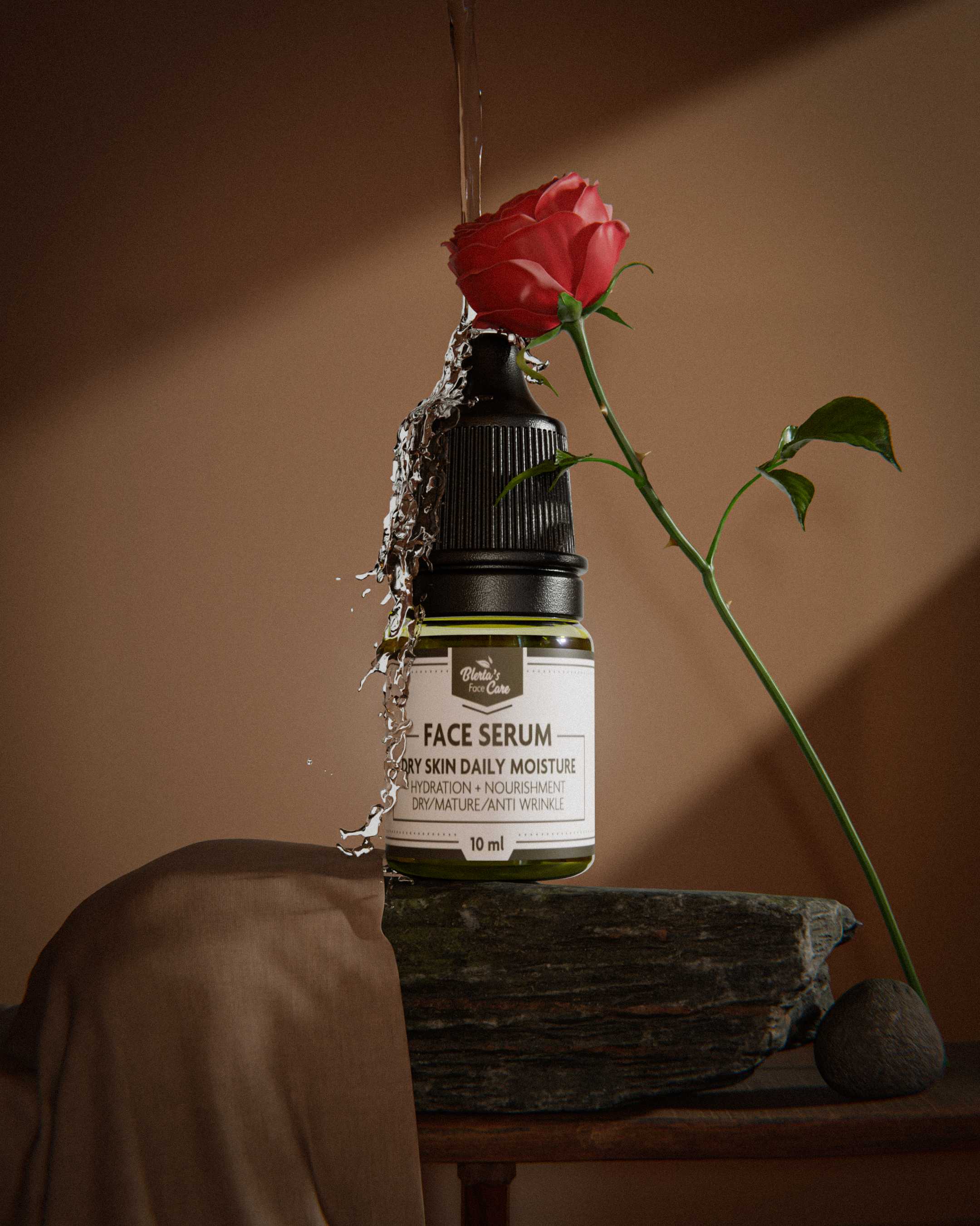 Face Serum with Rose